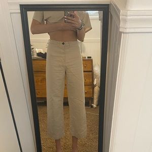 Tan wide leg Free People pants!